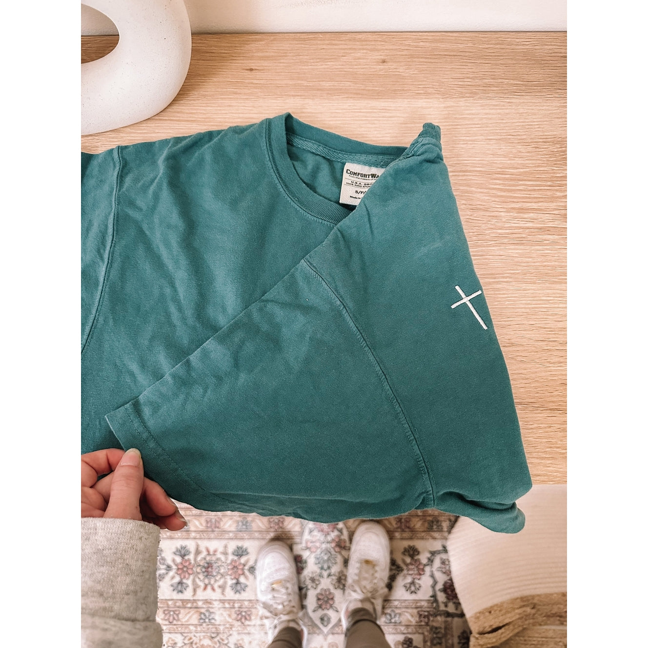 Embroidered GOD IS GOOD Tee