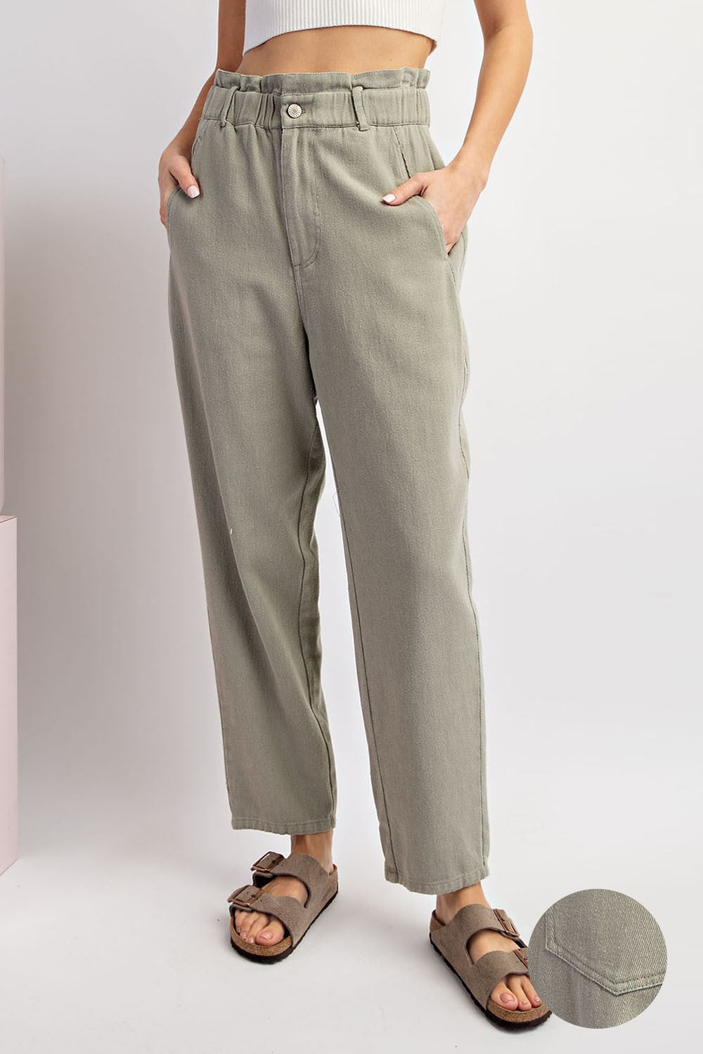 Sage Cotton Pants