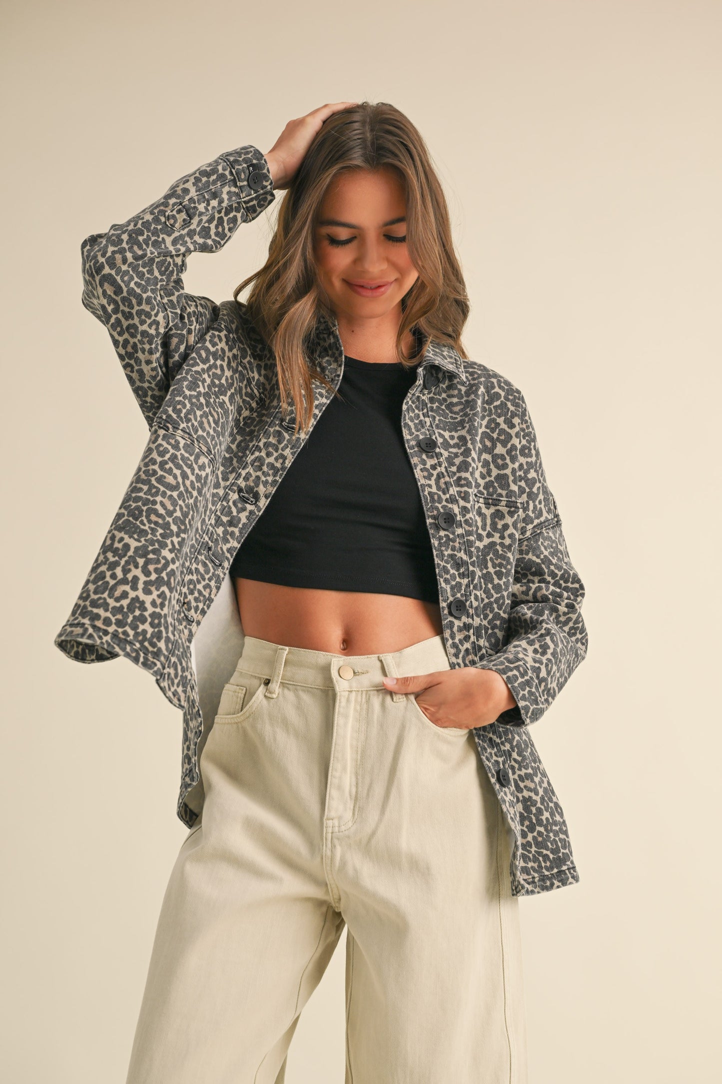 Cotton Leopard Jacket