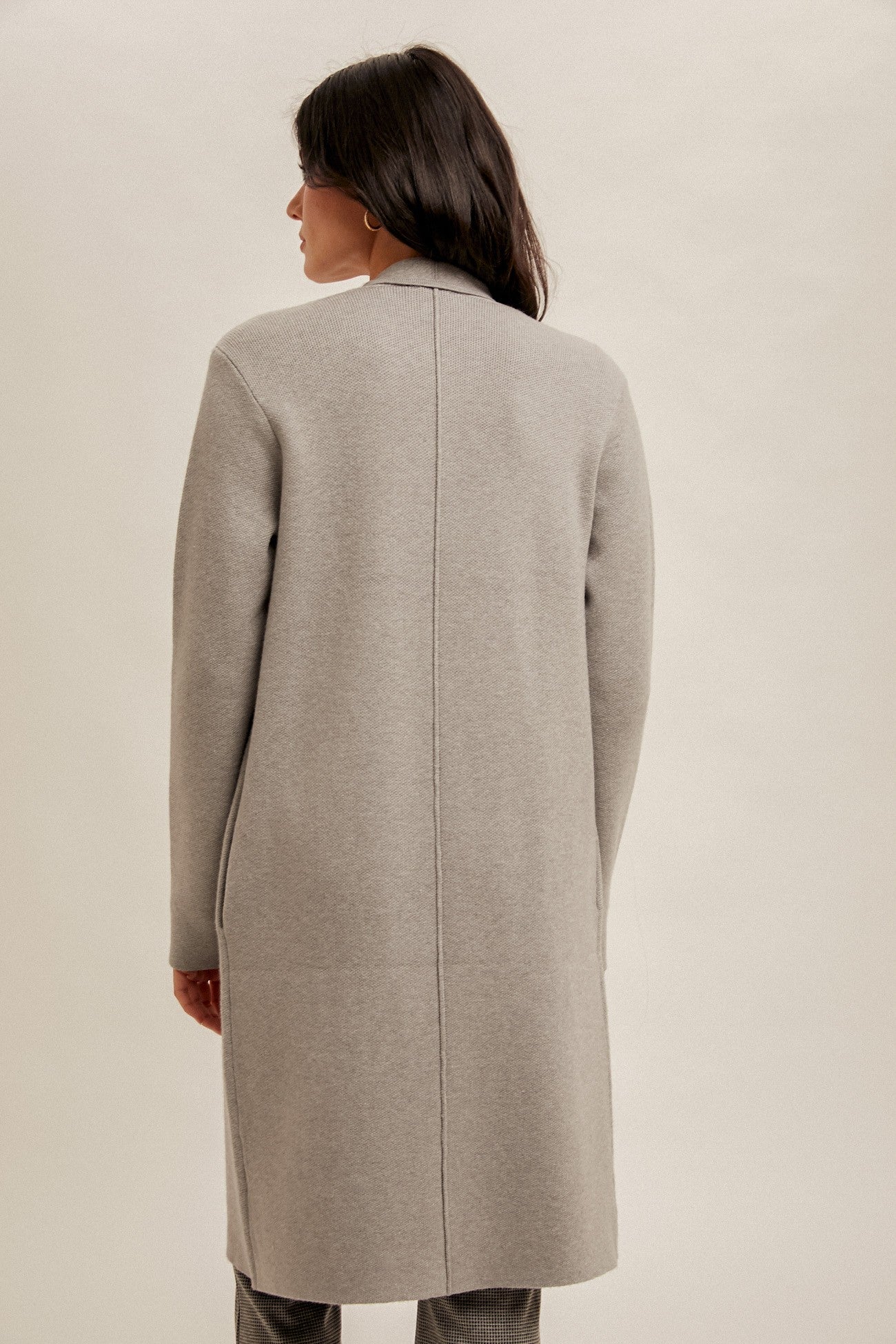 Grey Longline Cardigan