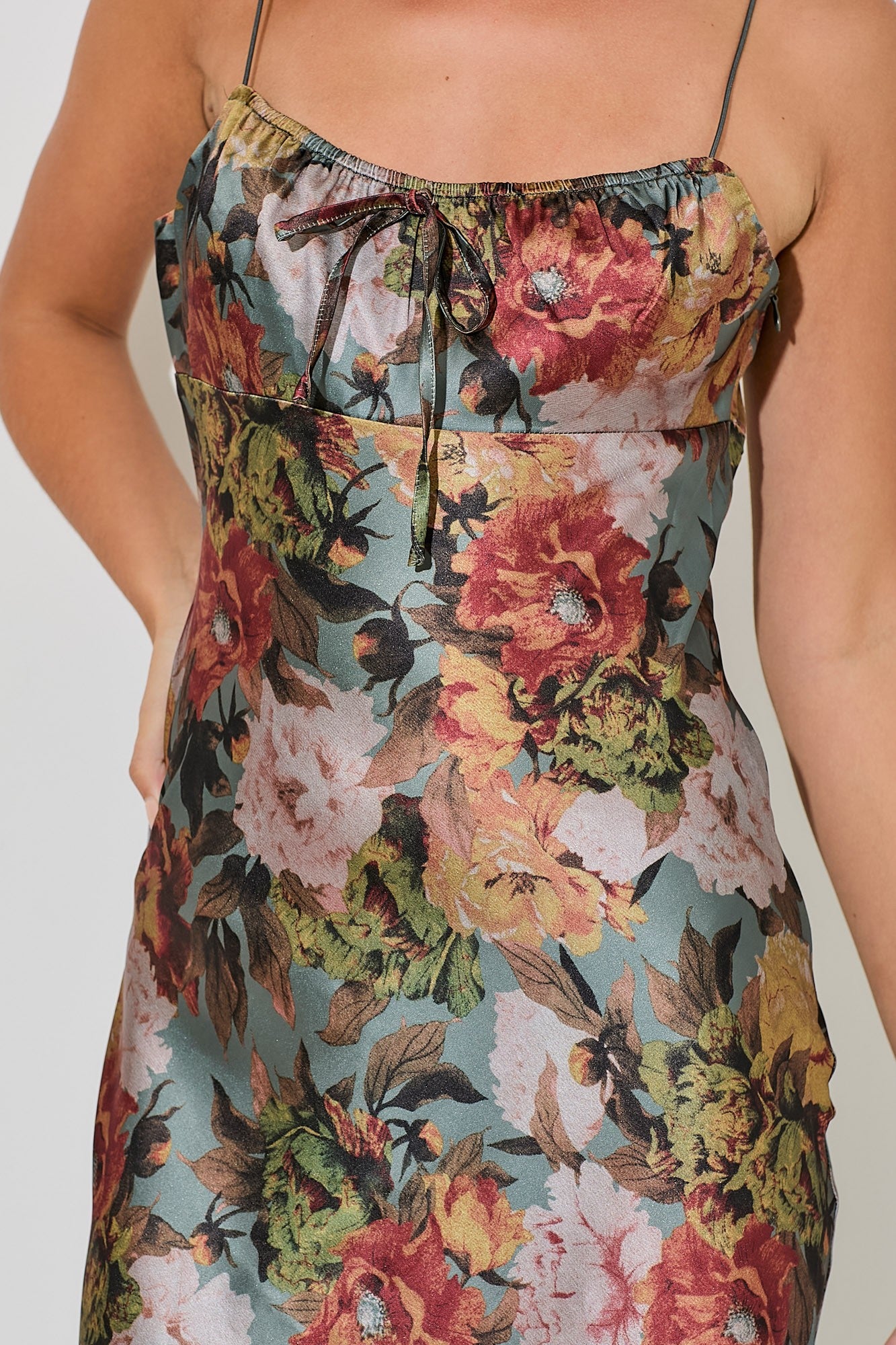 Secret Garden Satin Dress