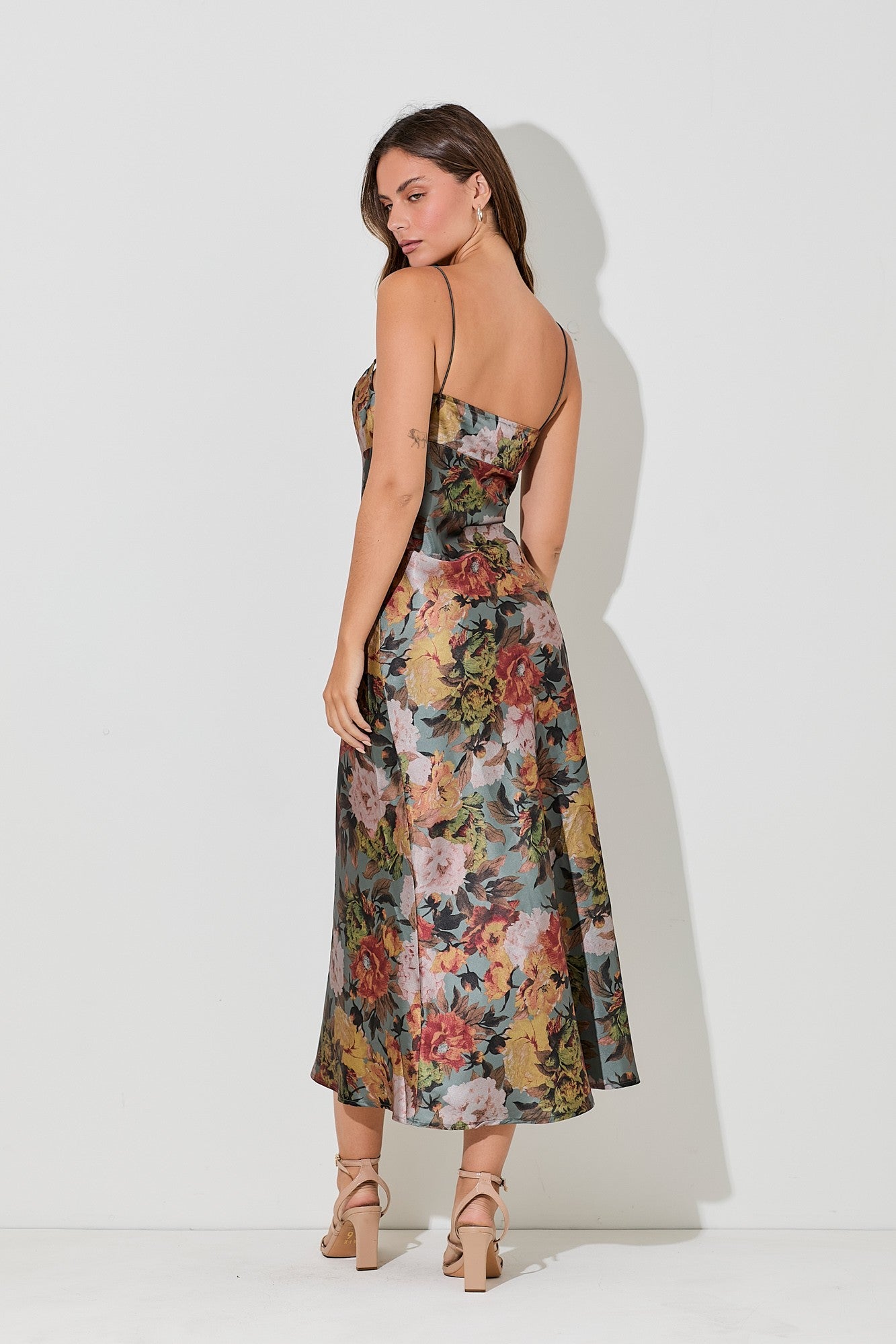 Secret Garden Satin Dress