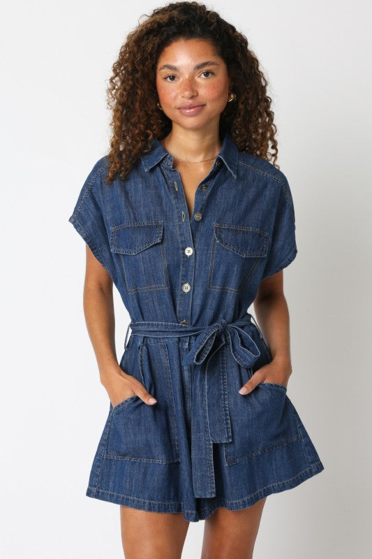 Dazy Denim Romper