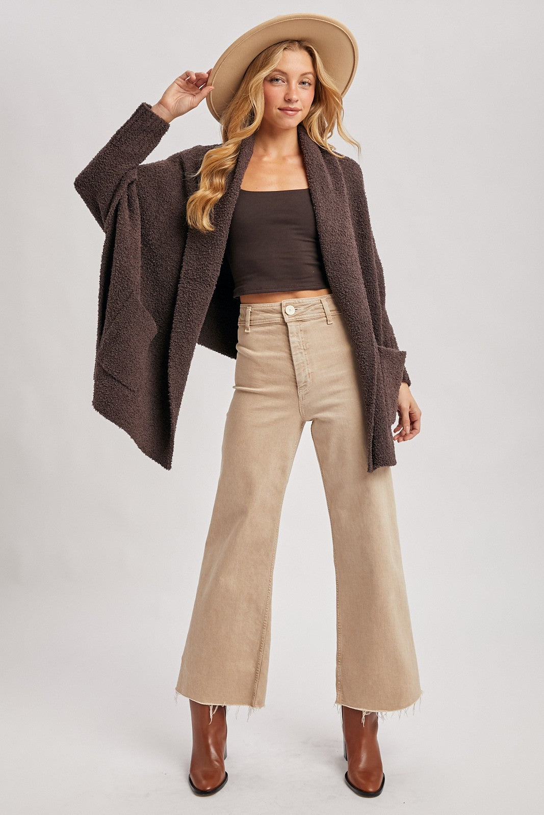 Boucle Blanket Cardigan