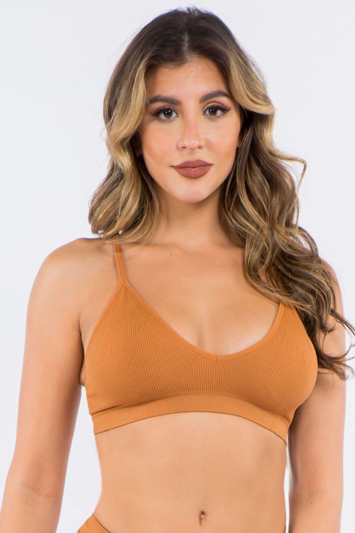 Ribbed Seamless Bralette