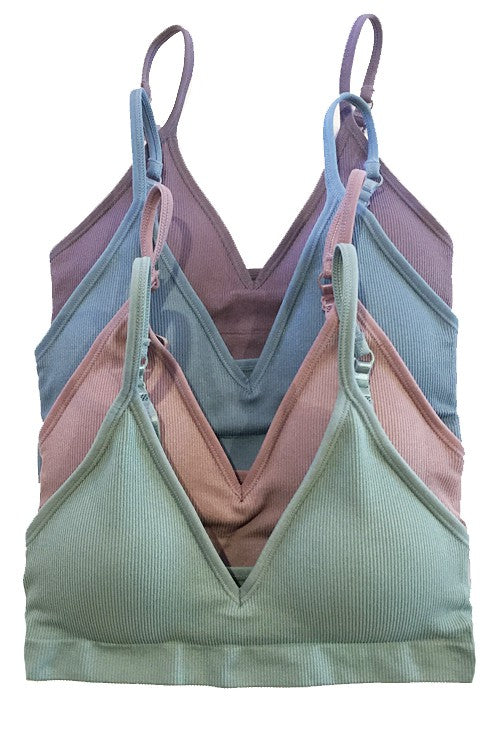 Ribbed Seamless Bralette