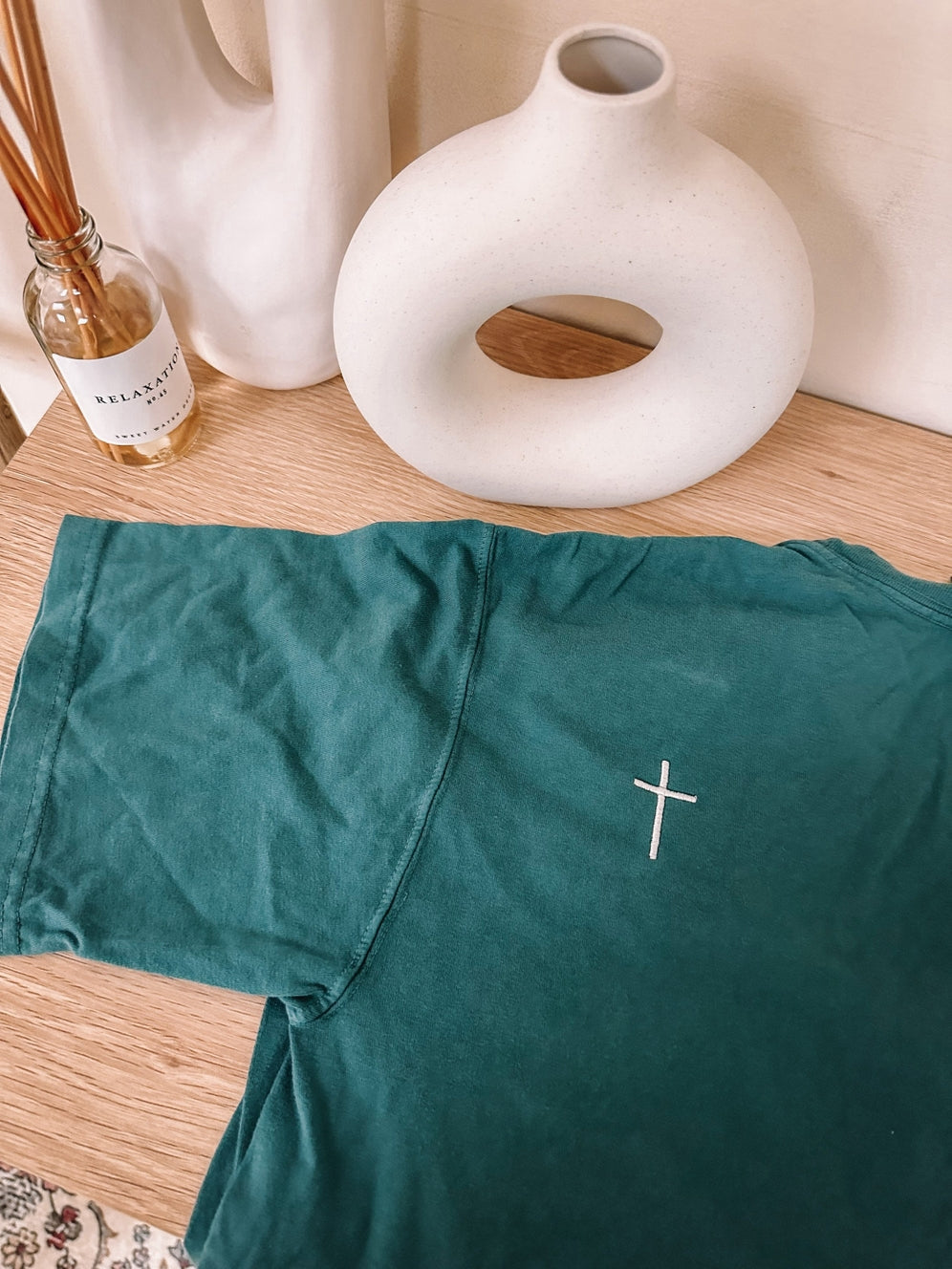Embroidered GOD IS GOOD Tee