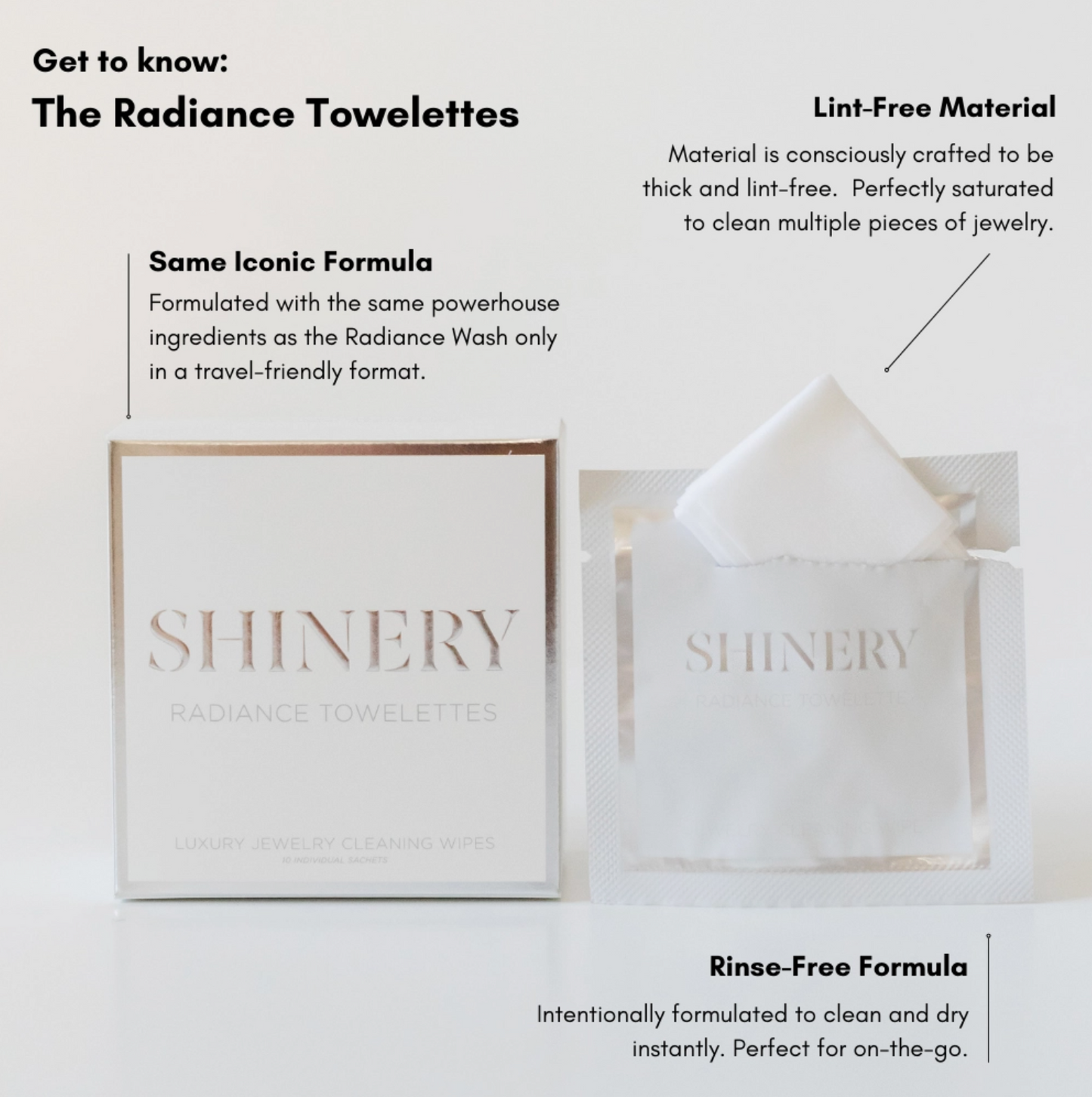 Radiance Towelettes Luxury Jewelry Wipes