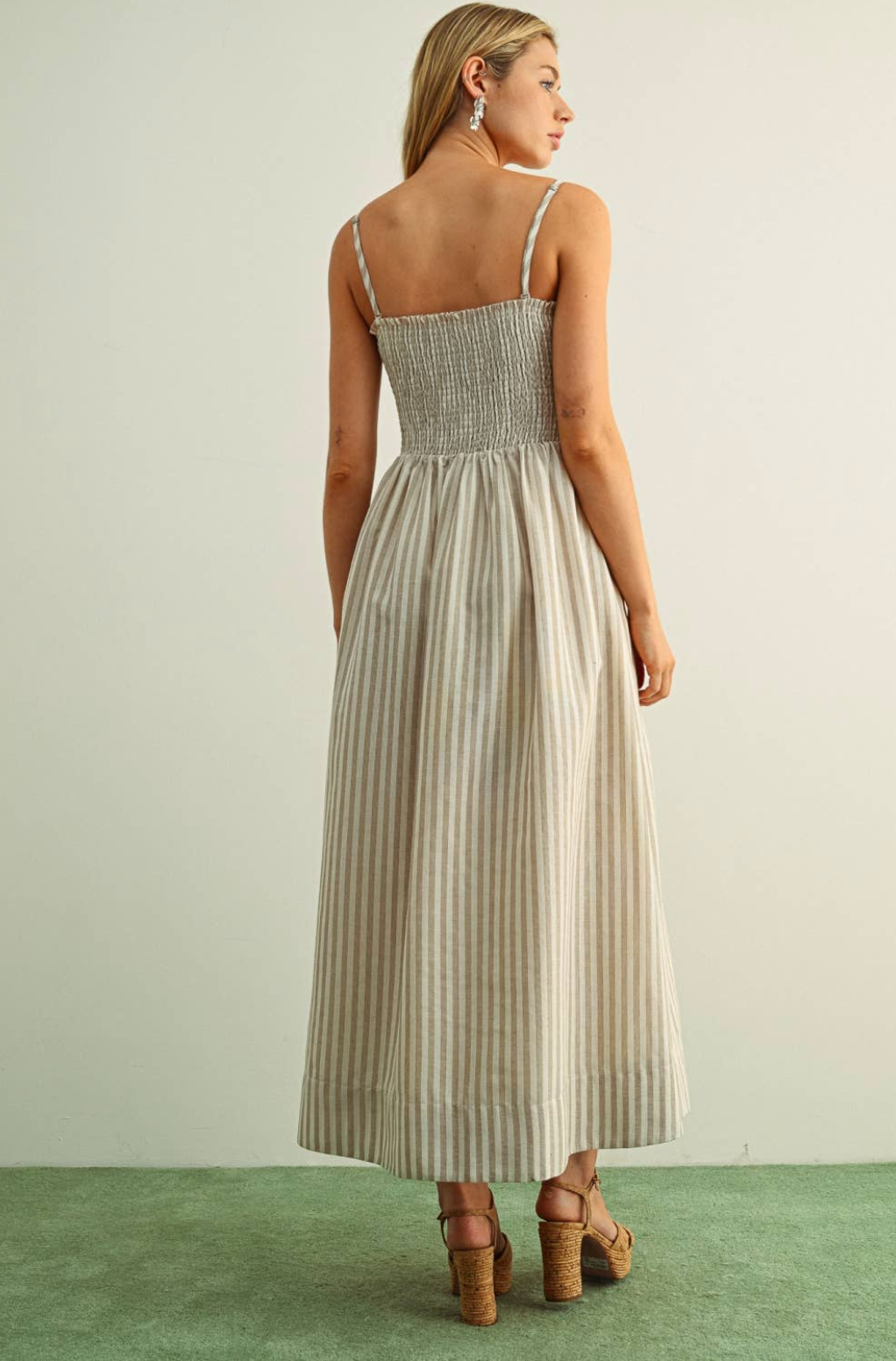 Crème Brulée Cotton Dress