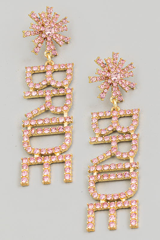 Bride Earrings - Pink