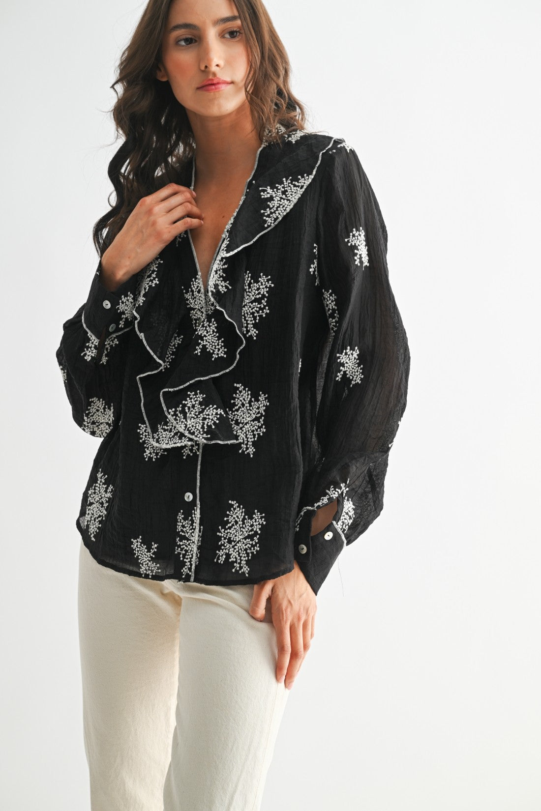 Reign Embroidered Blouse