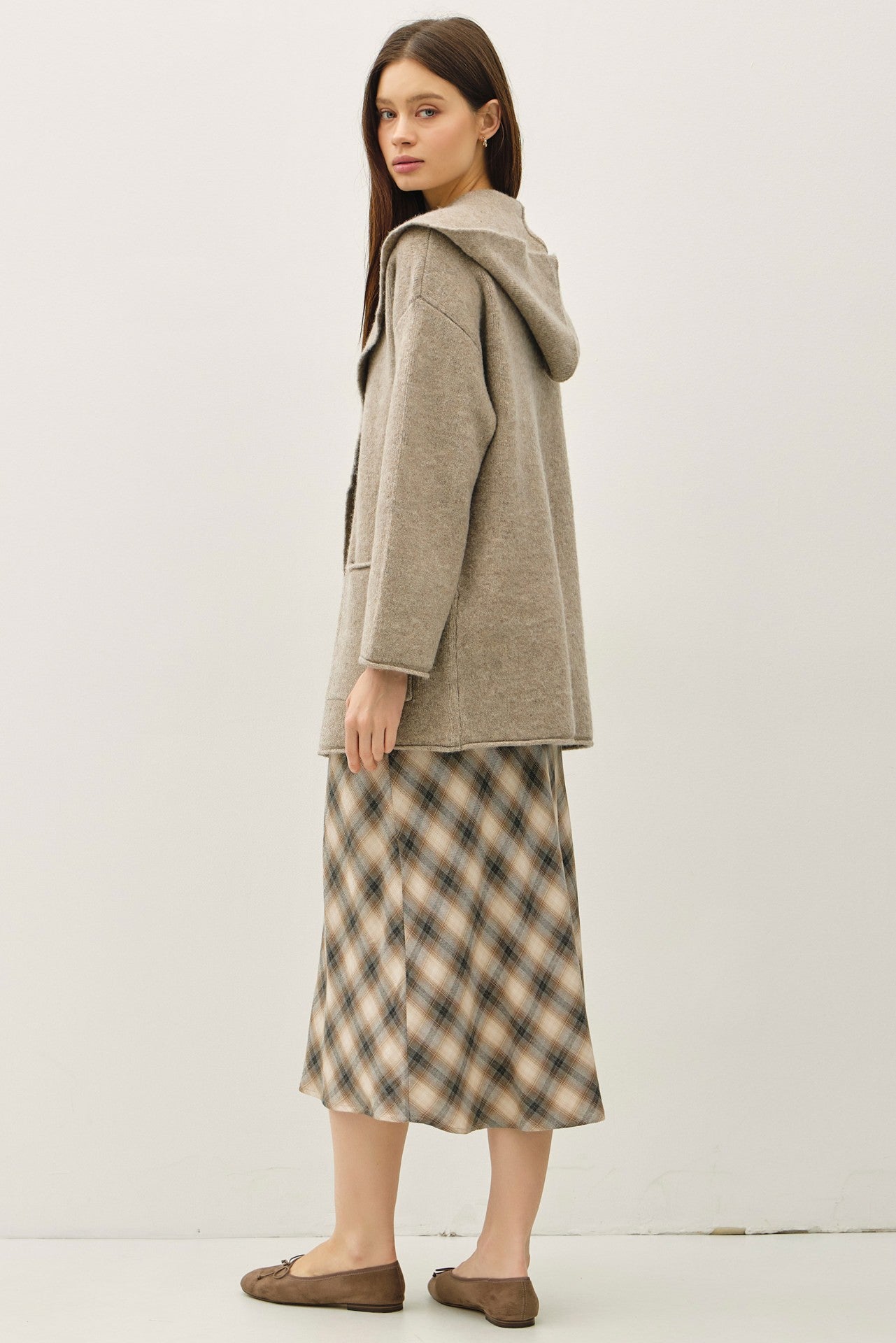 Mocha Relaxed Cardigan