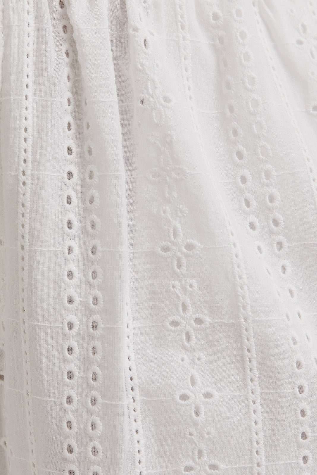 White Eyelet Pants