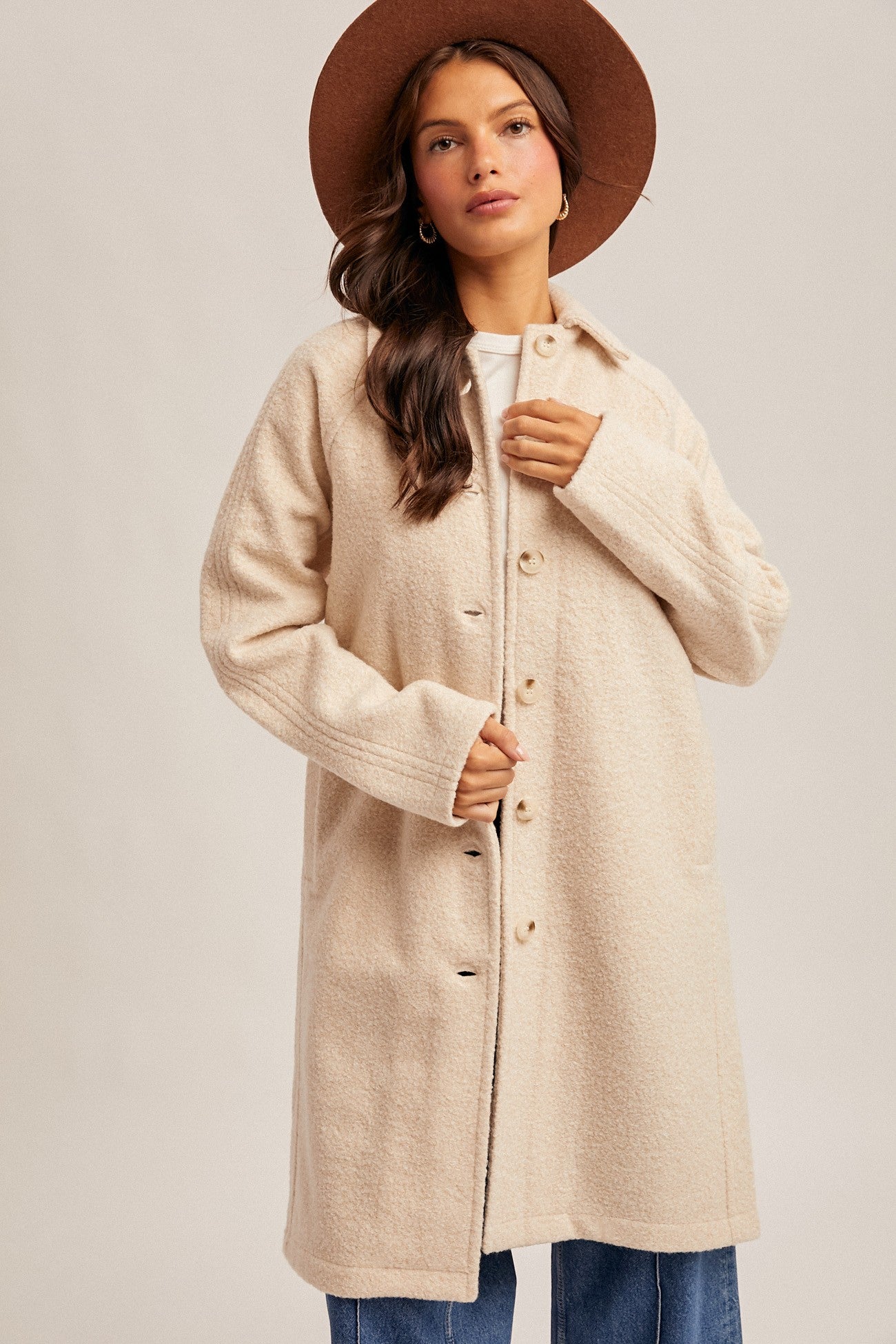 Ecru Teddy Coat