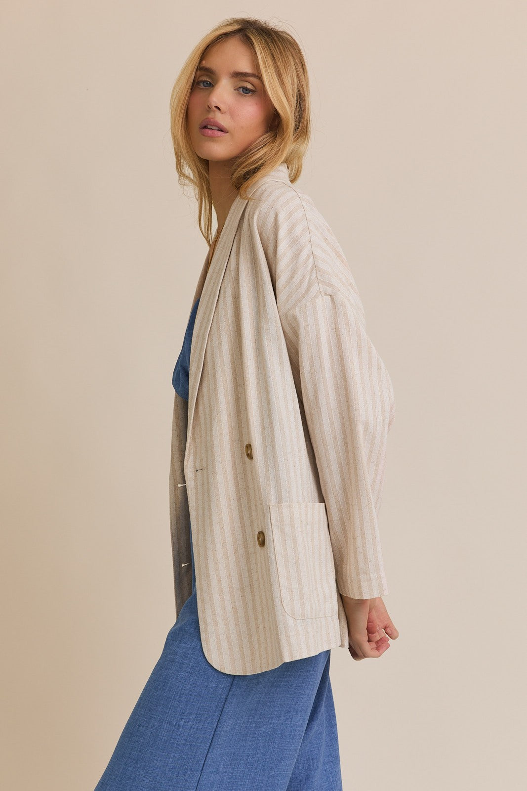 Khaki Stripe Jacket