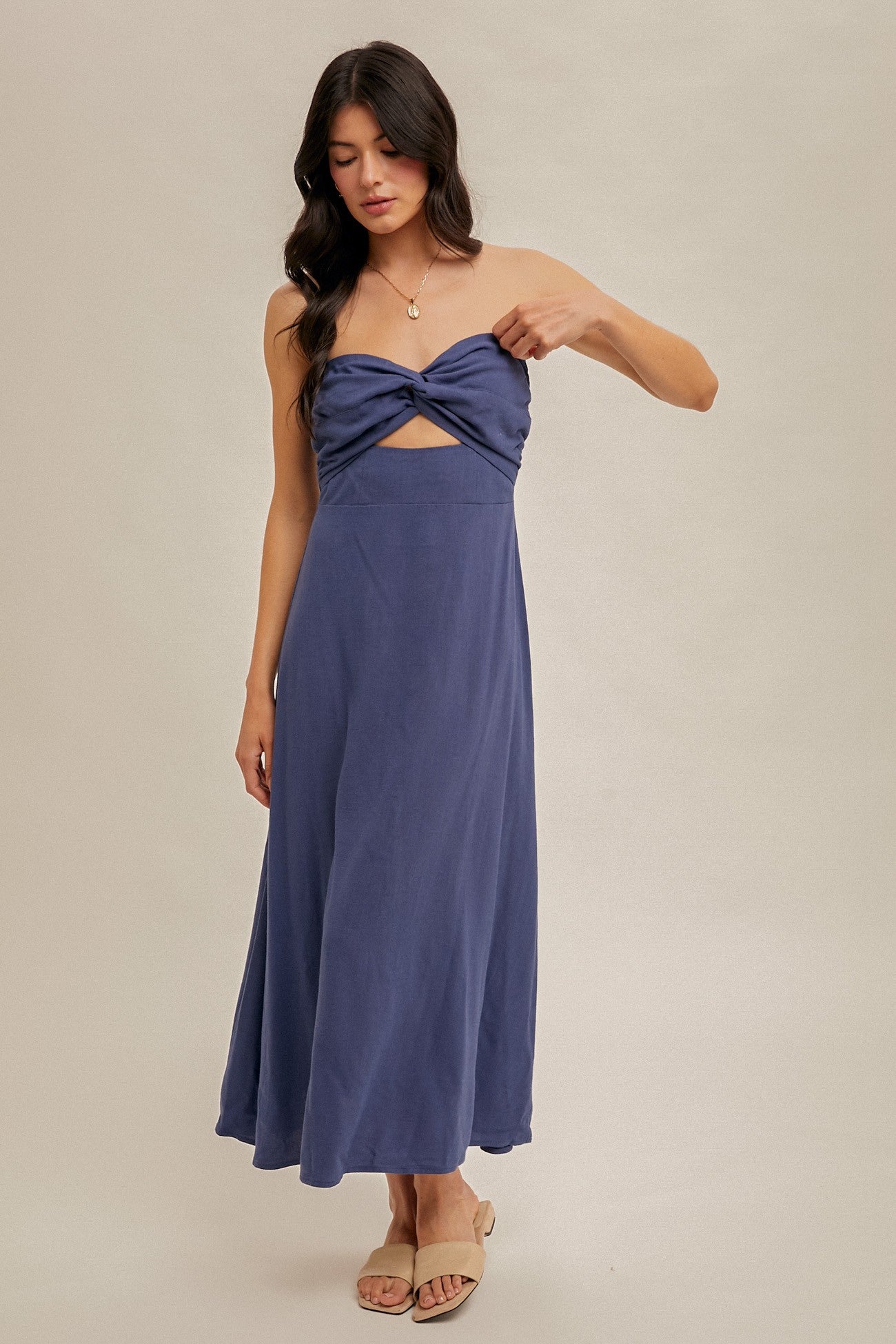 Blueberry Twist Dress