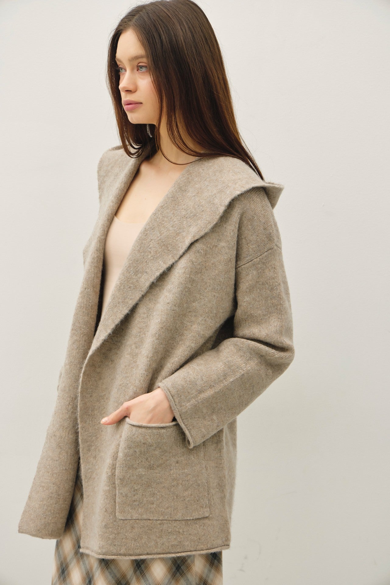 Mocha Relaxed Cardigan