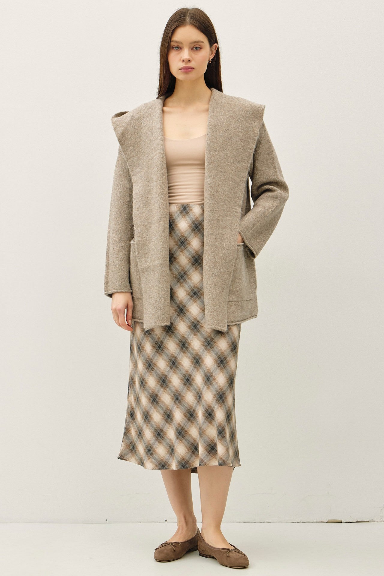 Mocha Relaxed Cardigan