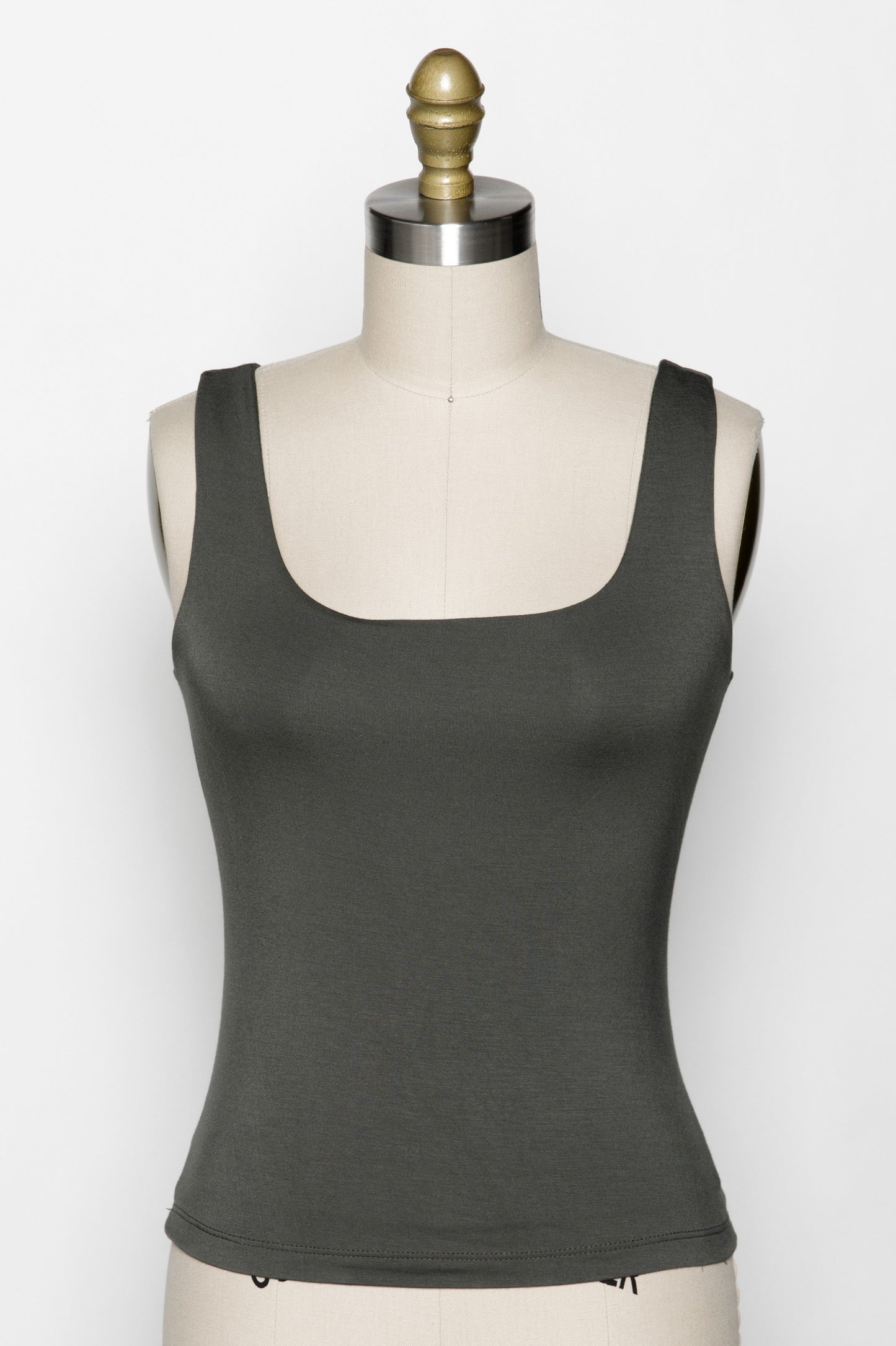 Square Gun Metal Top