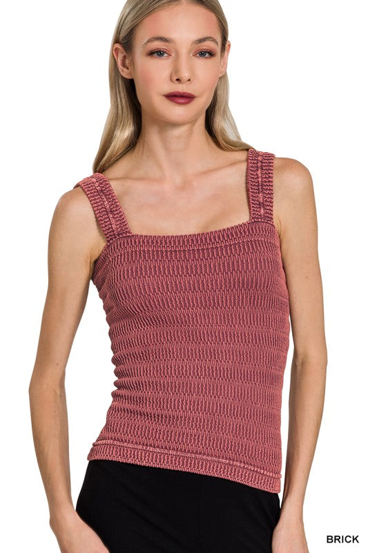Brick Stone Washed Top