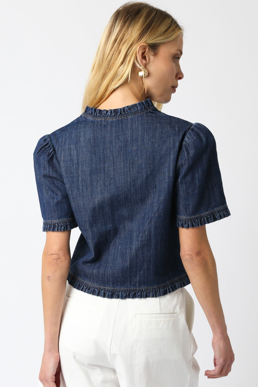 Darla Denim Top