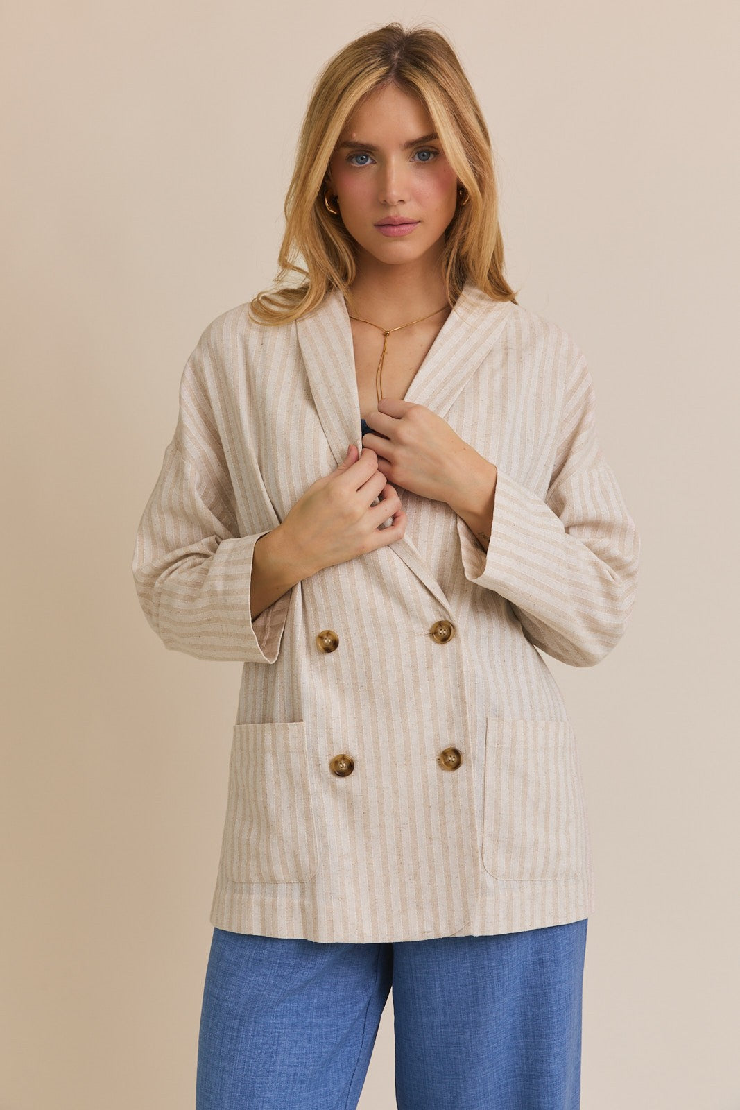 Khaki Stripe Jacket