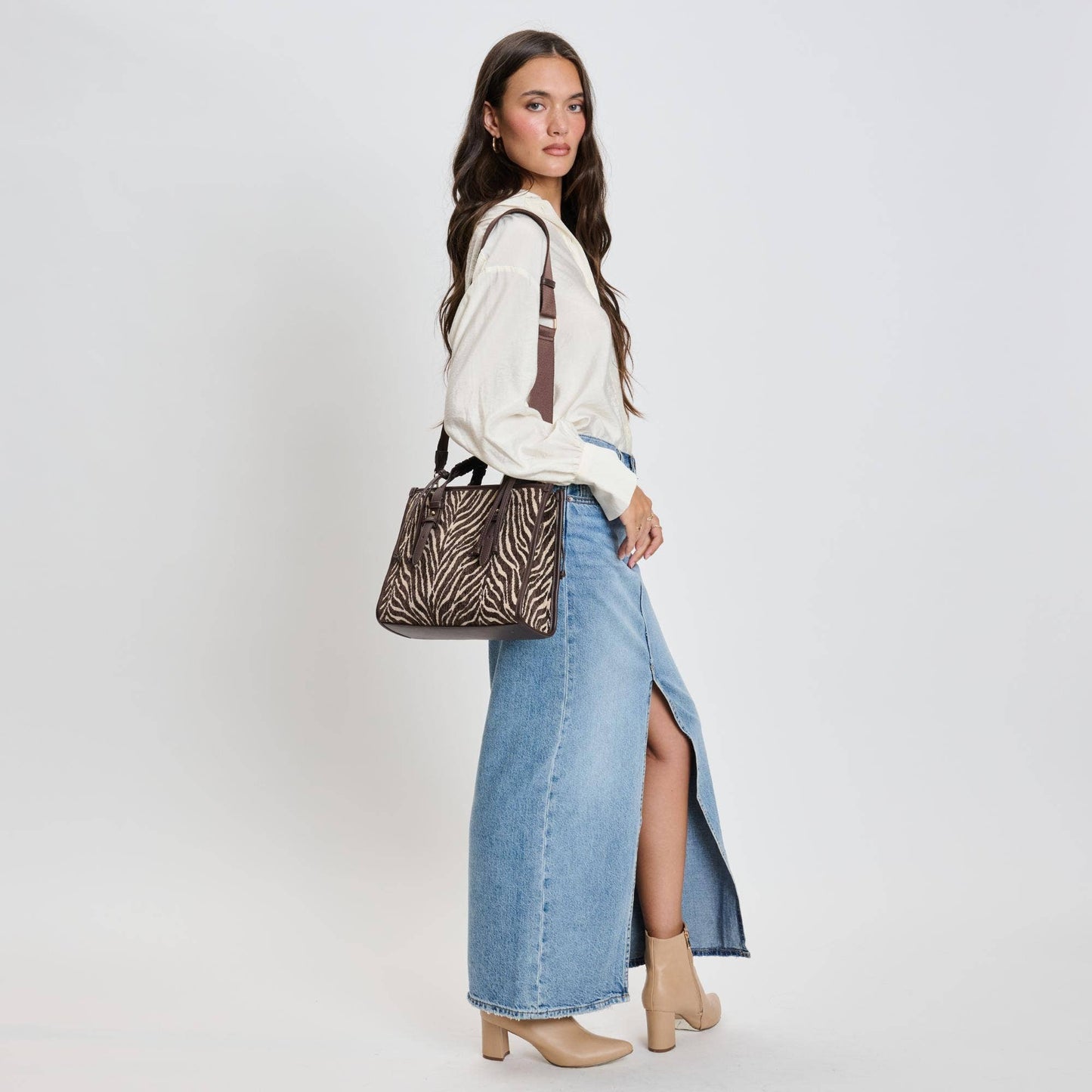 Dinsdale Zebra Print Crossbody