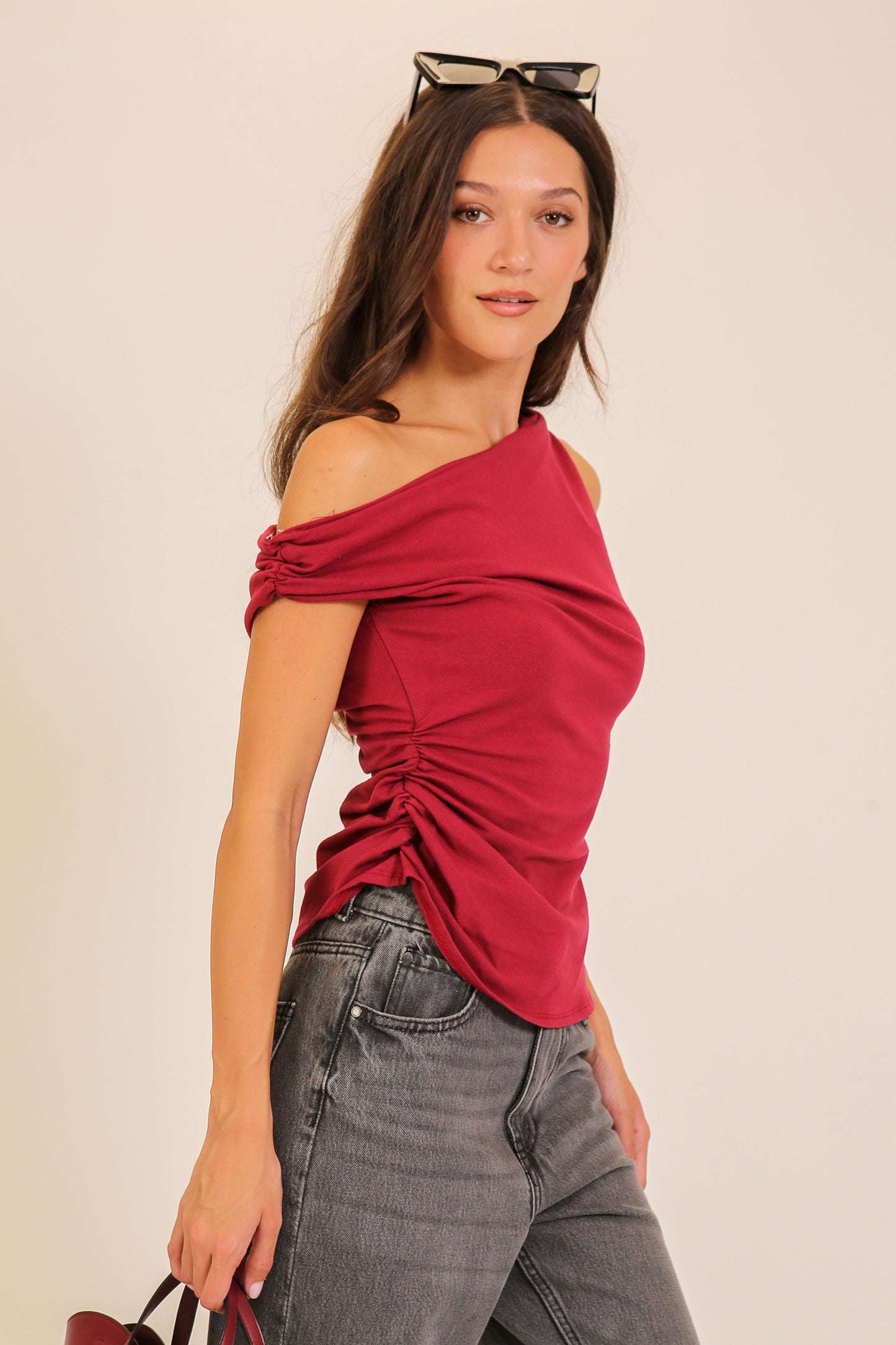 Nicolette Red Top