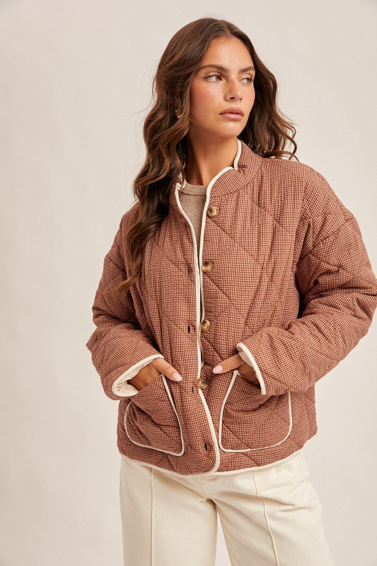 Winter Rose Quilted Jacket