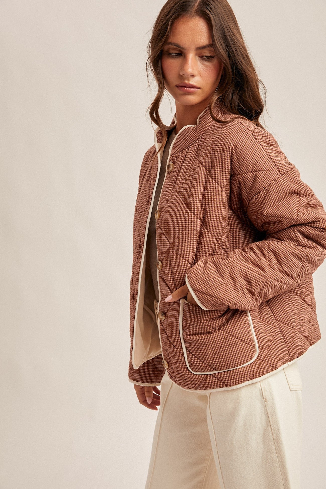 Winter Rose Quilted Jacket