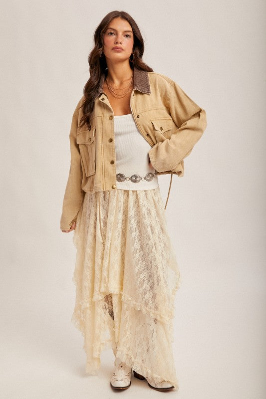 Sand Corduroy Jacket