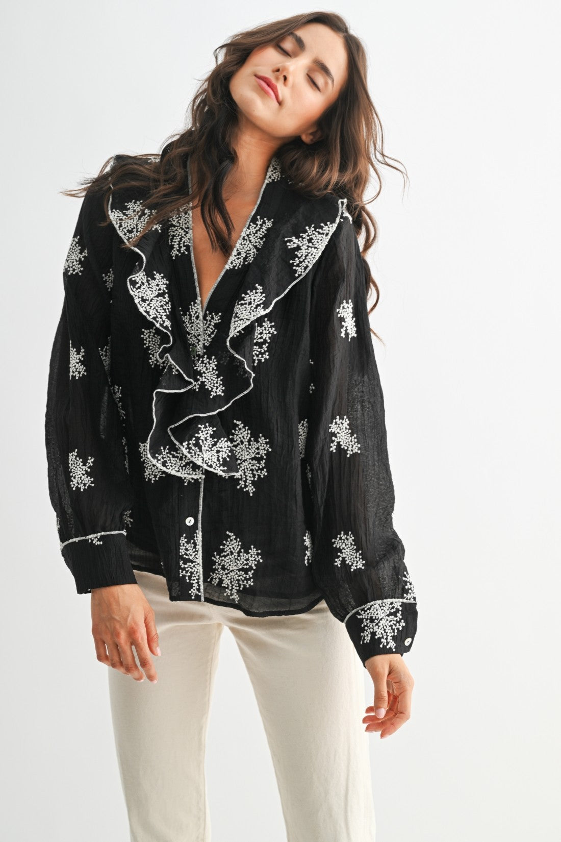 Reign Embroidered Blouse