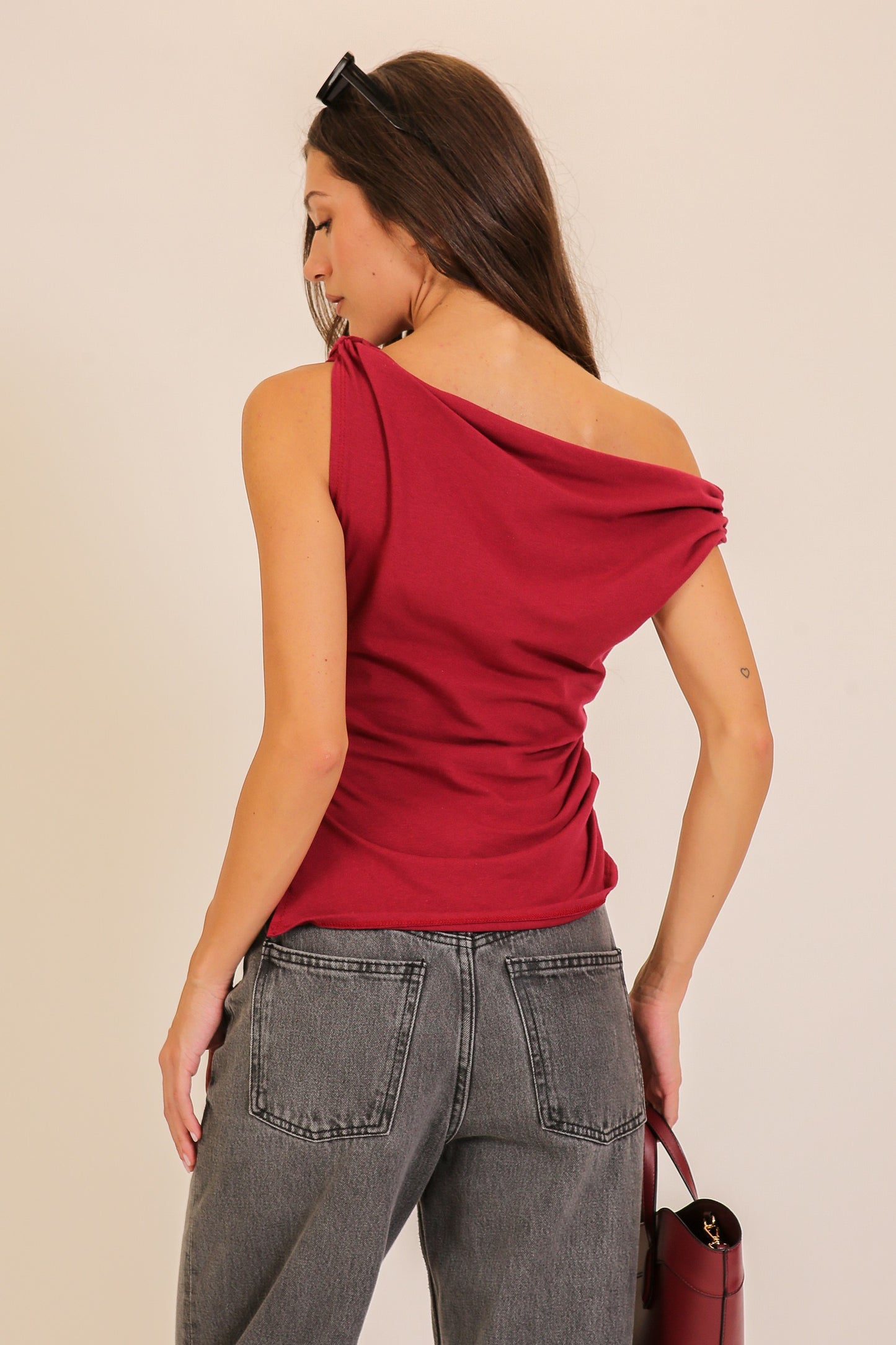 Nicolette Red Top