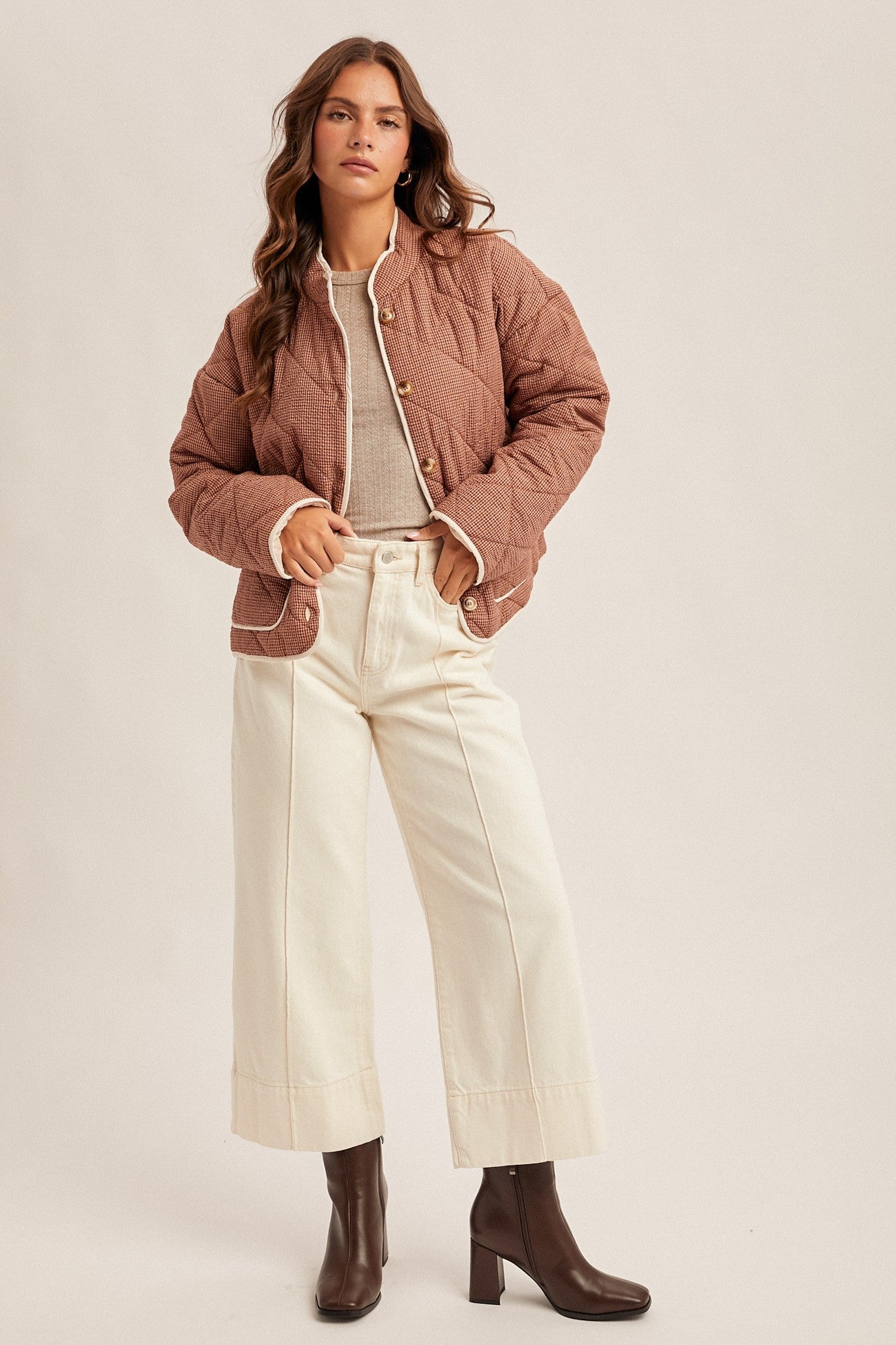 Winter Rose Quilted Jacket