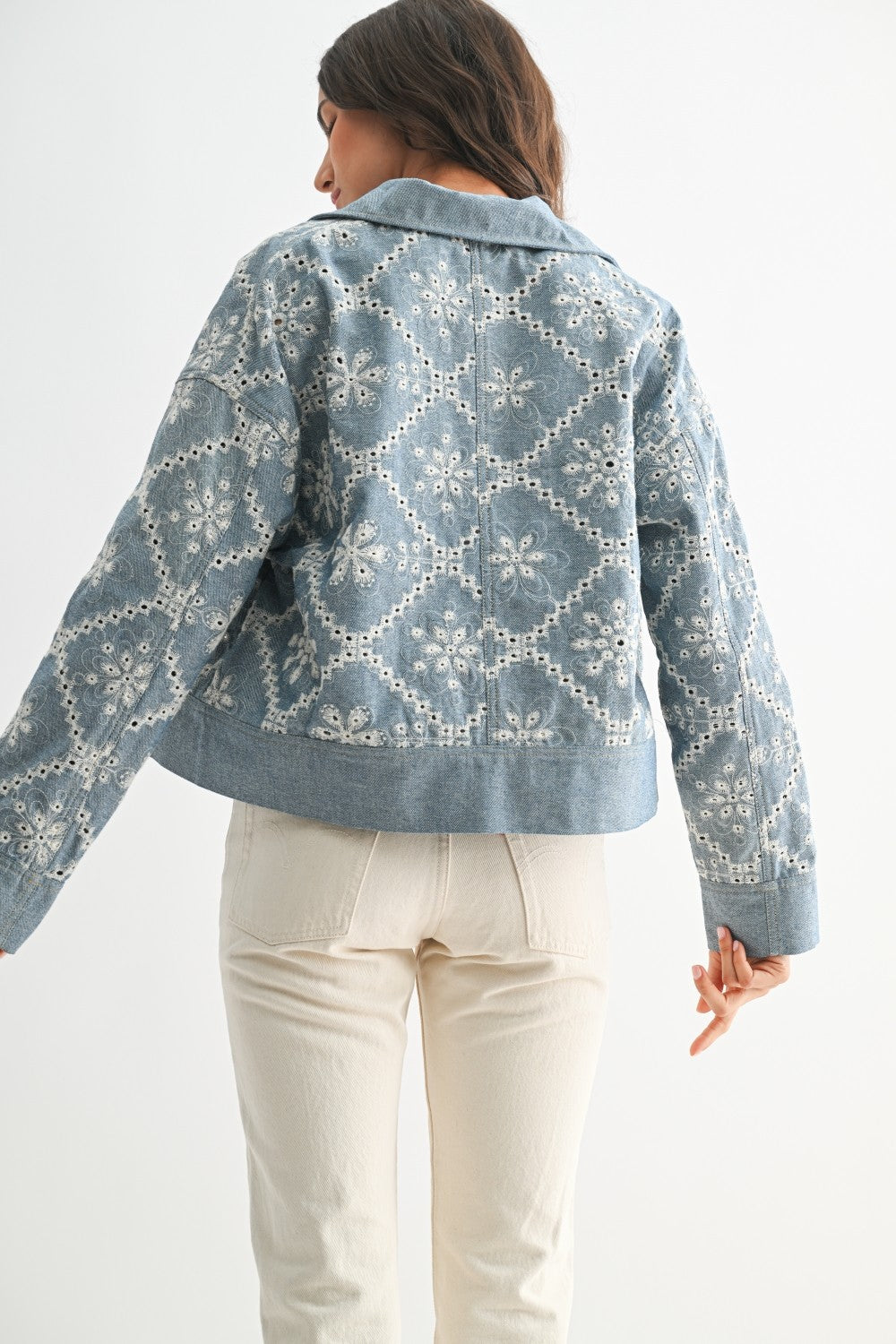 Embroidered Denim Jacket