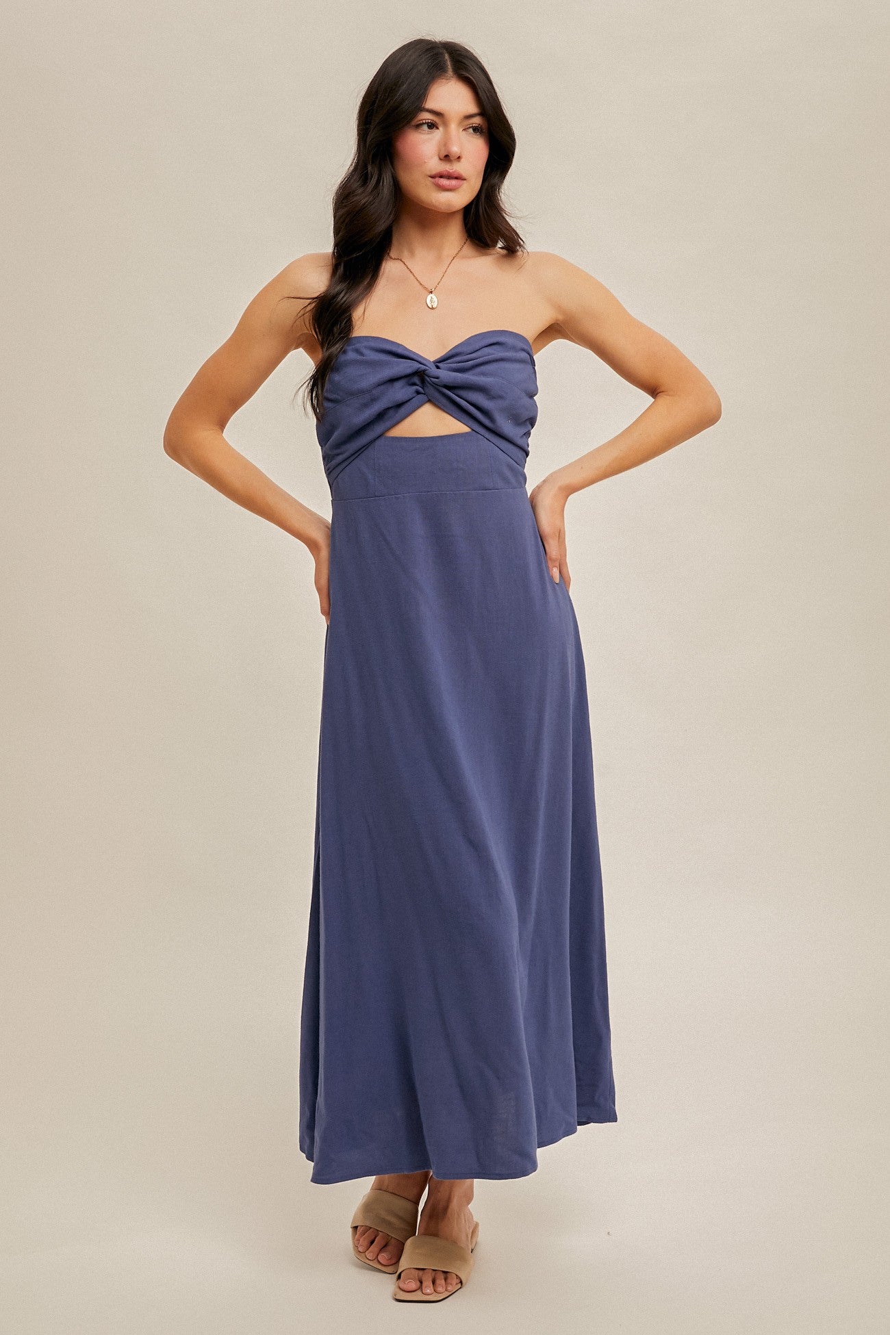 Blueberry Twist Dress