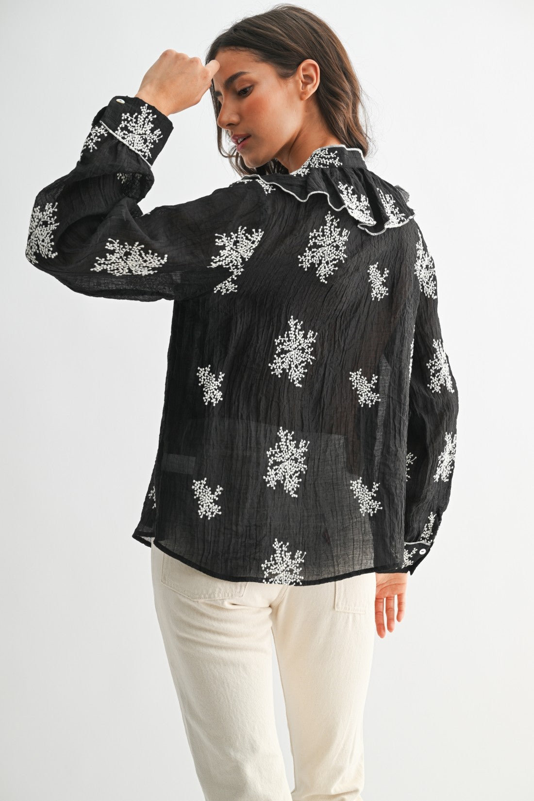 Reign Embroidered Blouse