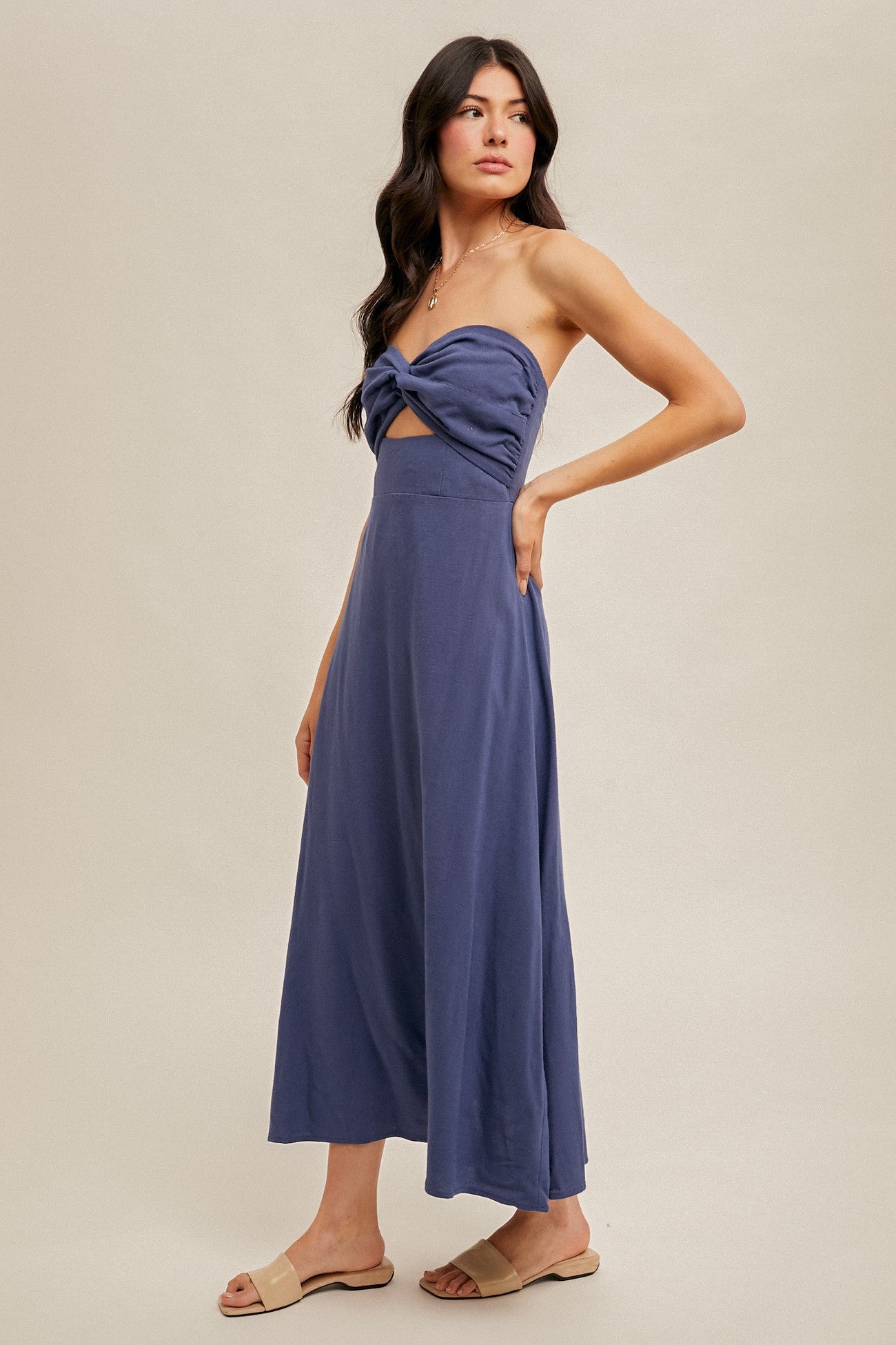 Blueberry Twist Dress