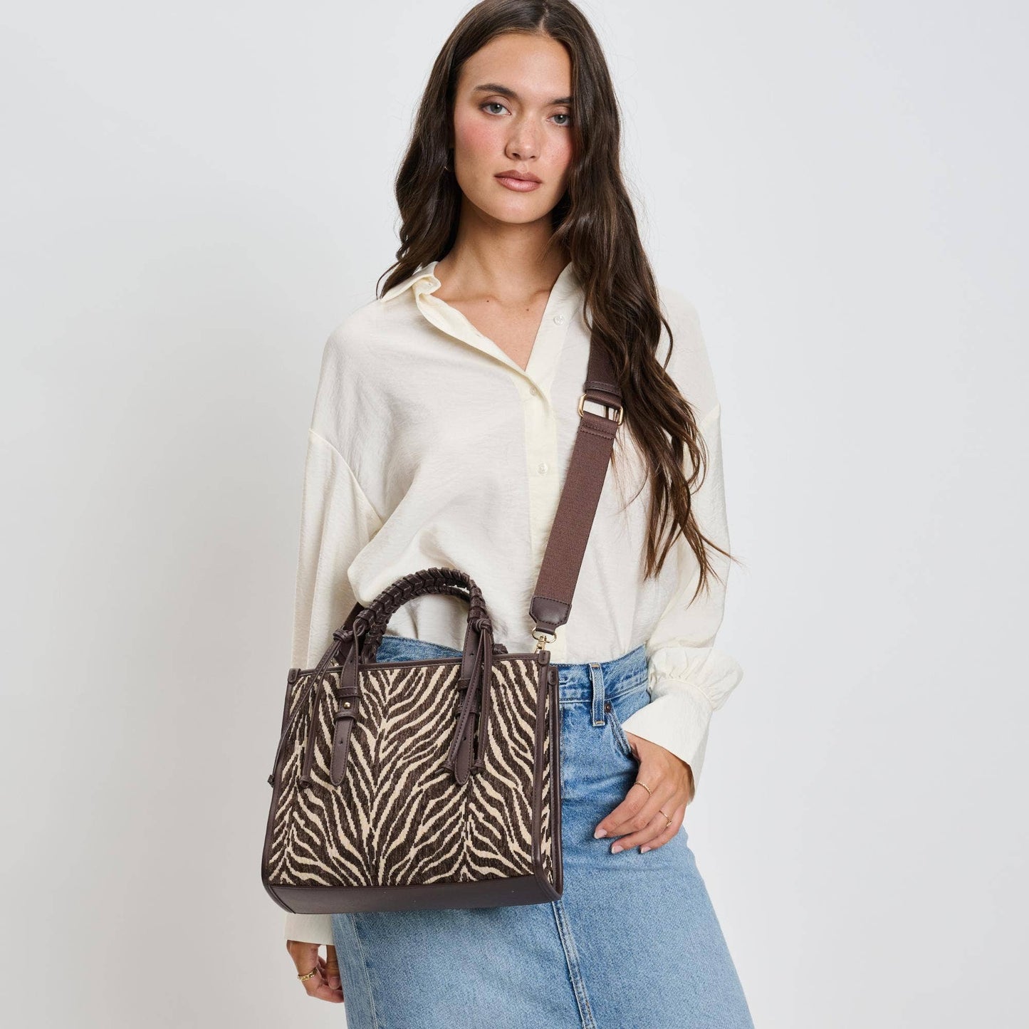 Dinsdale Zebra Print Crossbody