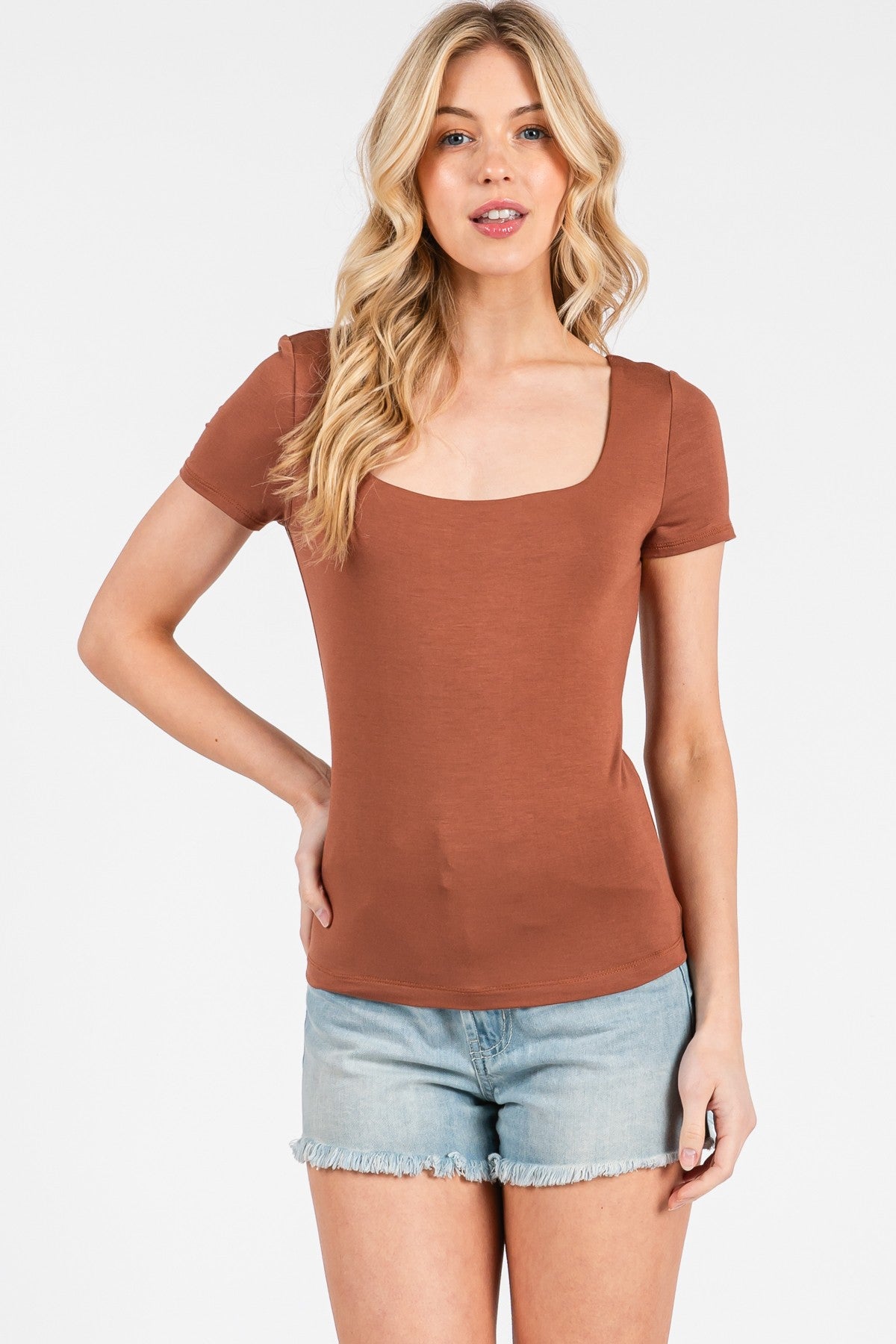 Nutshell Square Short Sleeve Top