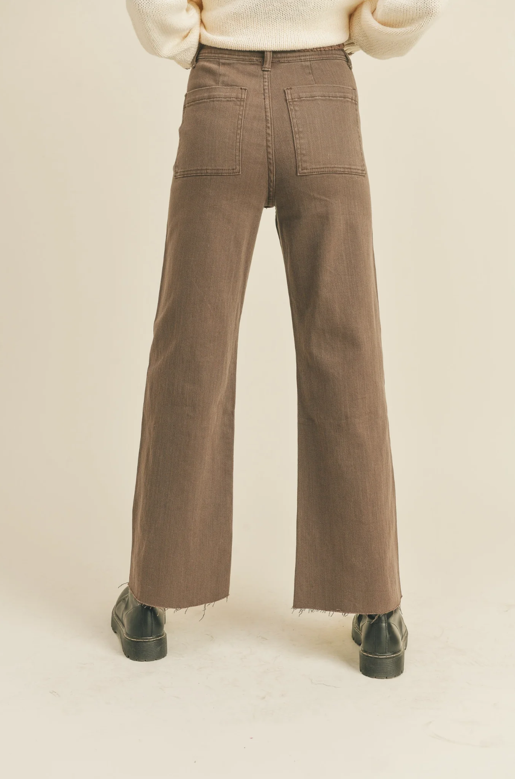 Brown Stretch Pants