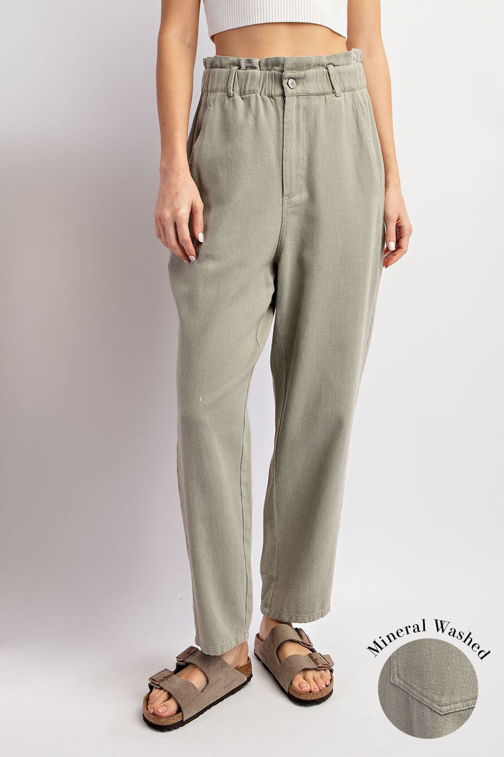 Sage Cotton Pants