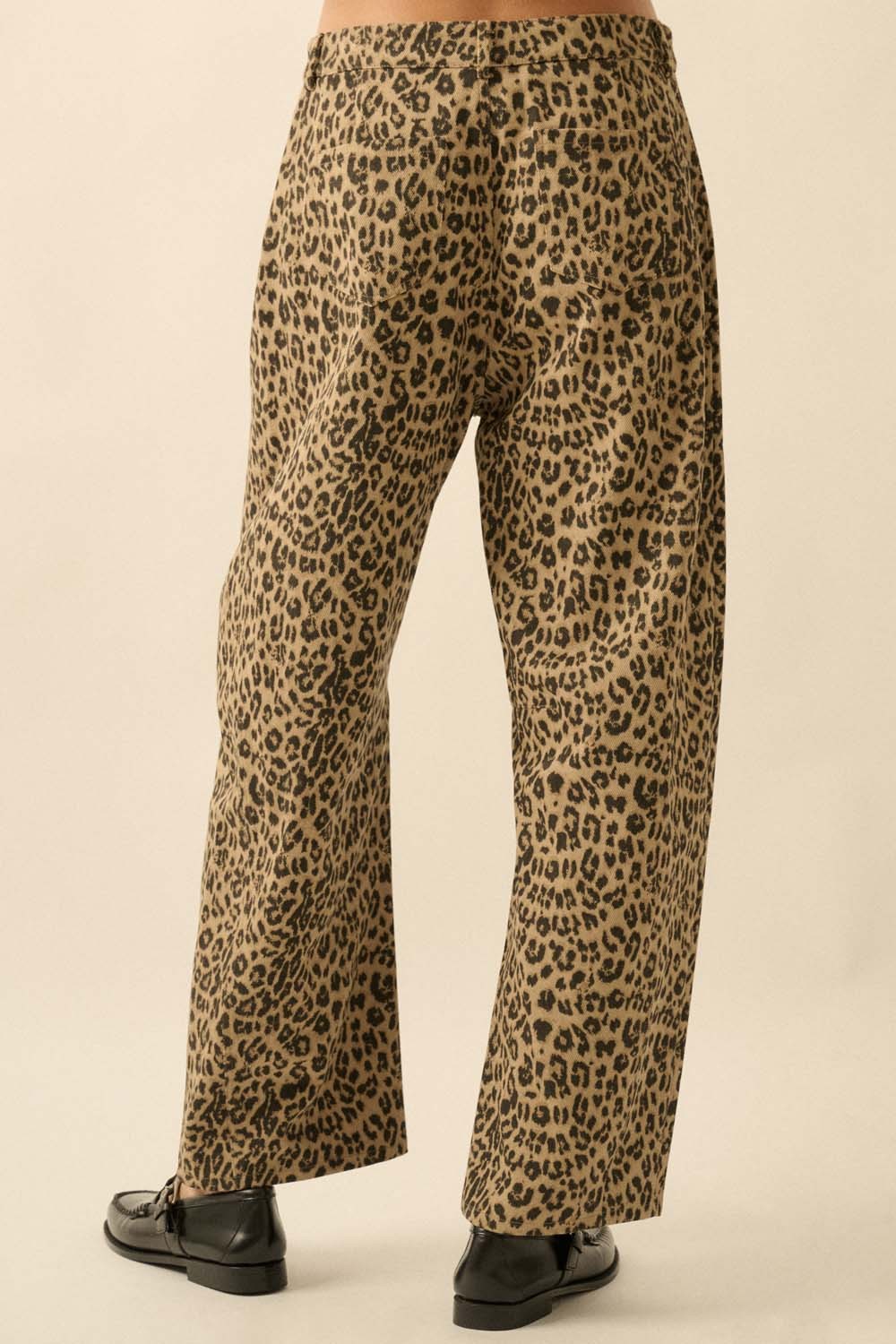 Leopard Twill Pants