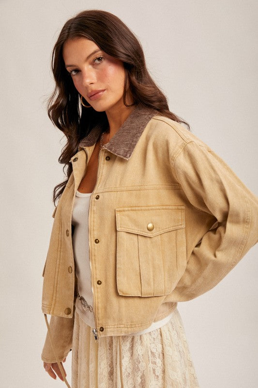 Sand Corduroy Jacket