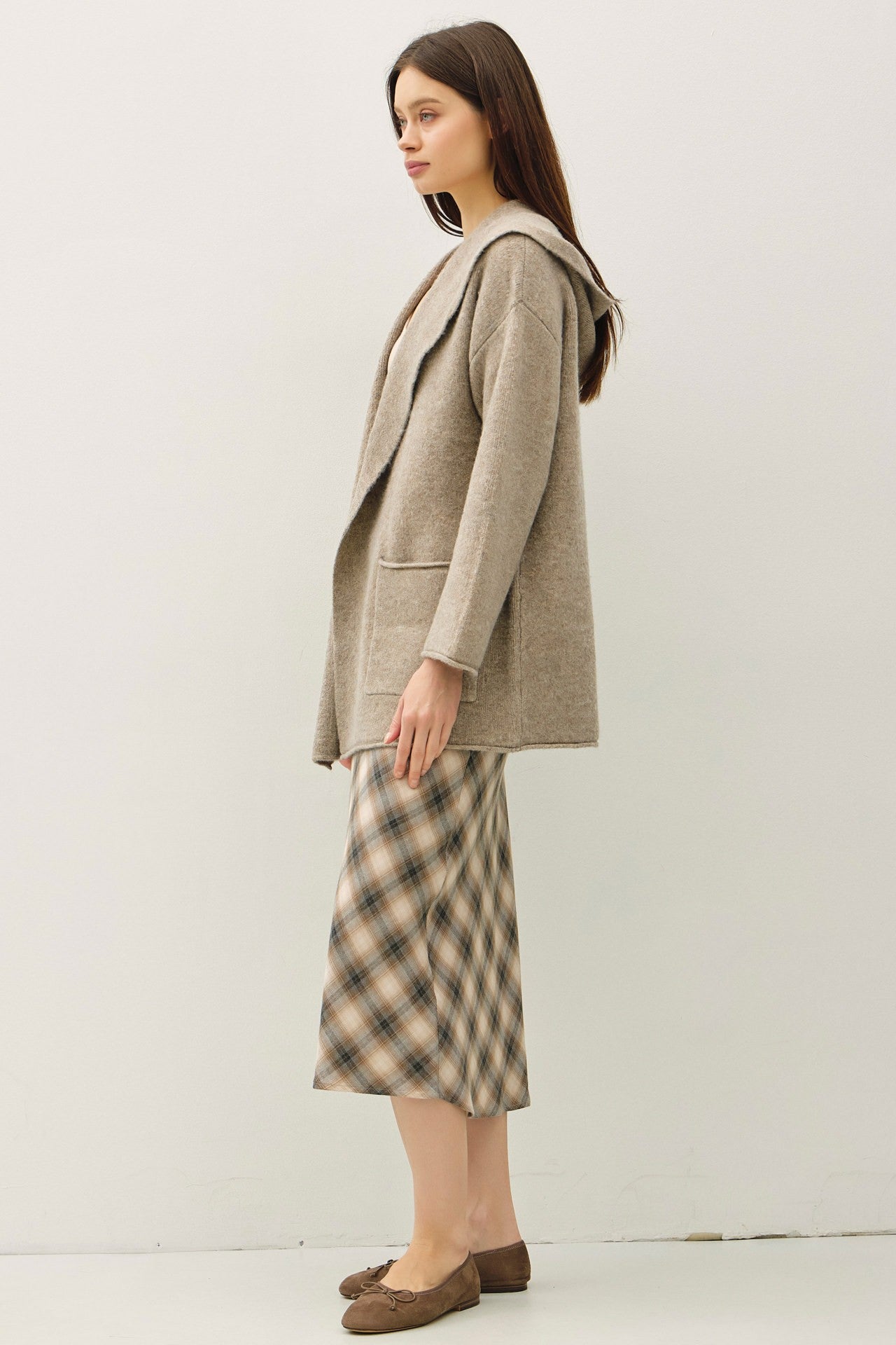 Mocha Relaxed Cardigan