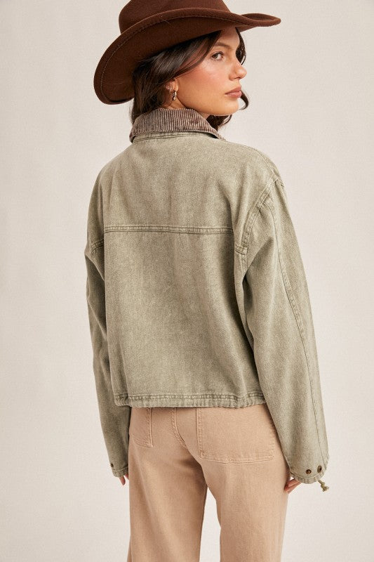 Olive Corduroy Jacket