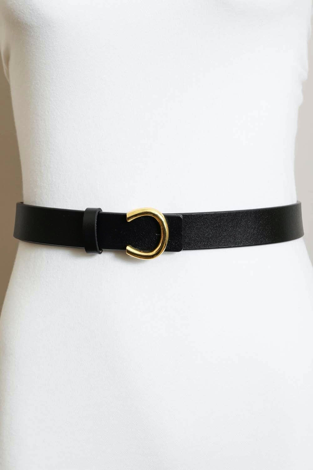 Genuine Leather Horseshoe Belt