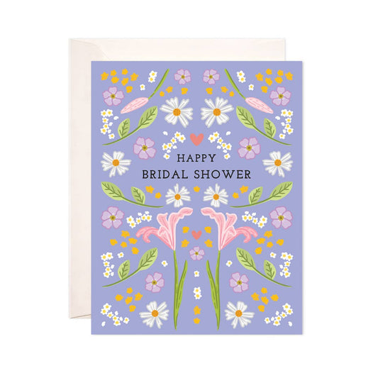 Lilac Bridal Shower Card