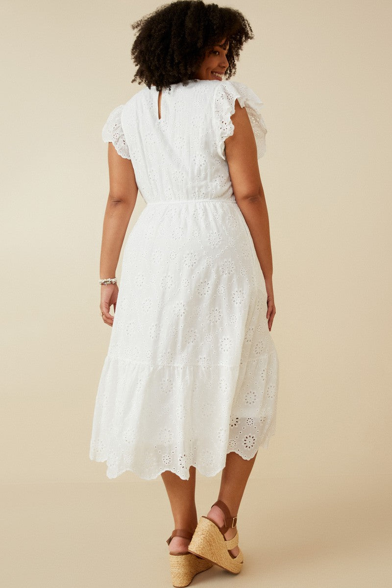 Eyelet Crochet Dress