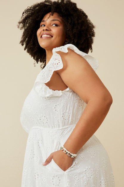 Eyelet Crochet Dress
